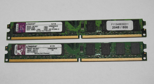 Kingston 4gb ddr2 - (2x,