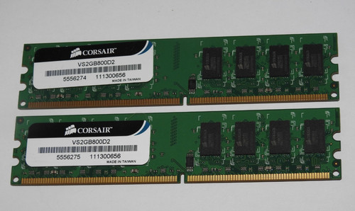 4gb corsair ddr2 800mhz - ddr2, 6400u