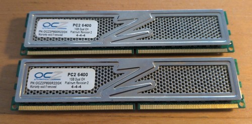 1gb ocz platinum - 2x, (=2gb)