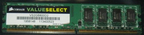 2gb corsair value - corsair, ddr2