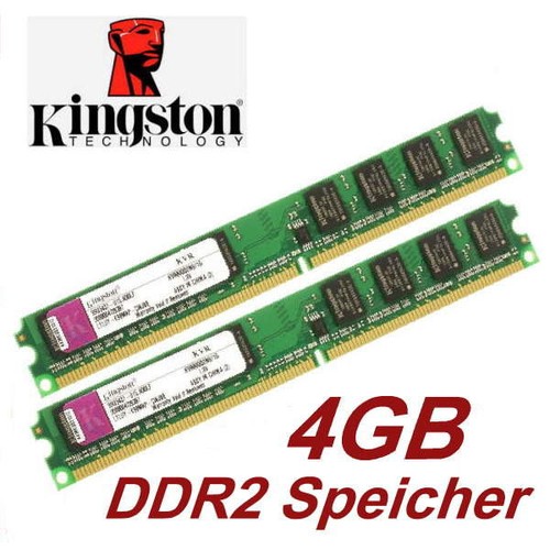 4gb kit orig kingston - kit, (2x2gb)